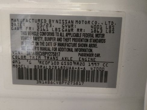 Used 2023 Nissan Sentra SV w/ All-Weather Package FWD image 33