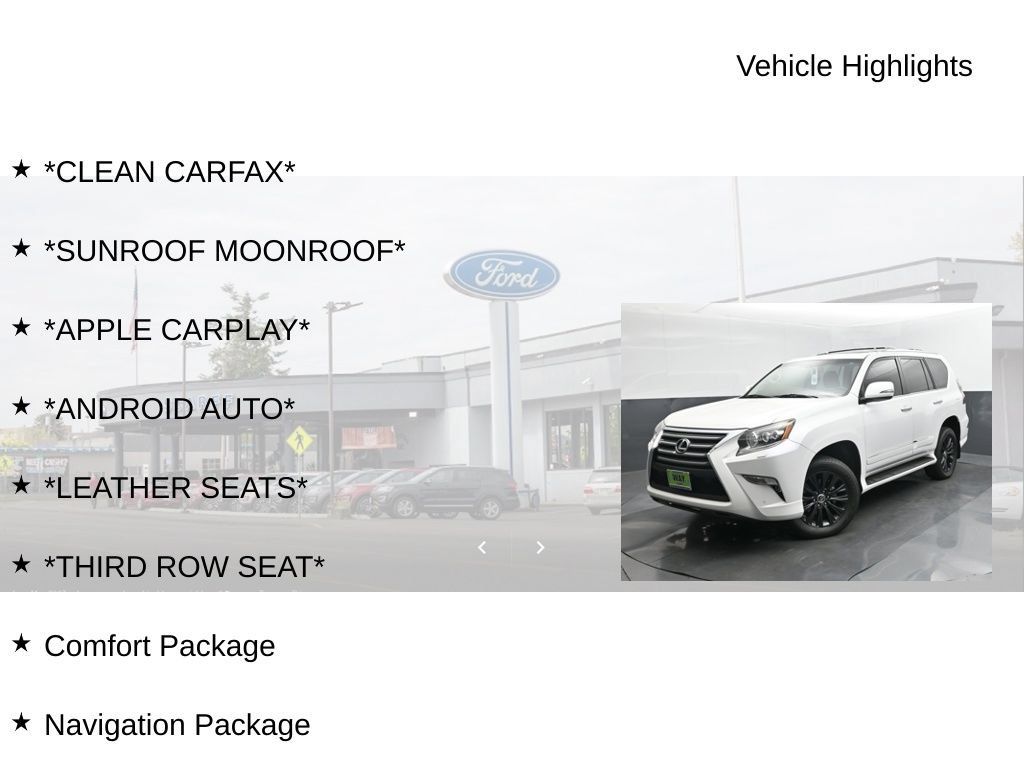 Used 2016 Lexus GX 460 w/ Premium Package AWD/4WD image 9