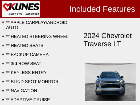 Used 2024 Chevrolet Traverse LT AWD/4WD image 2