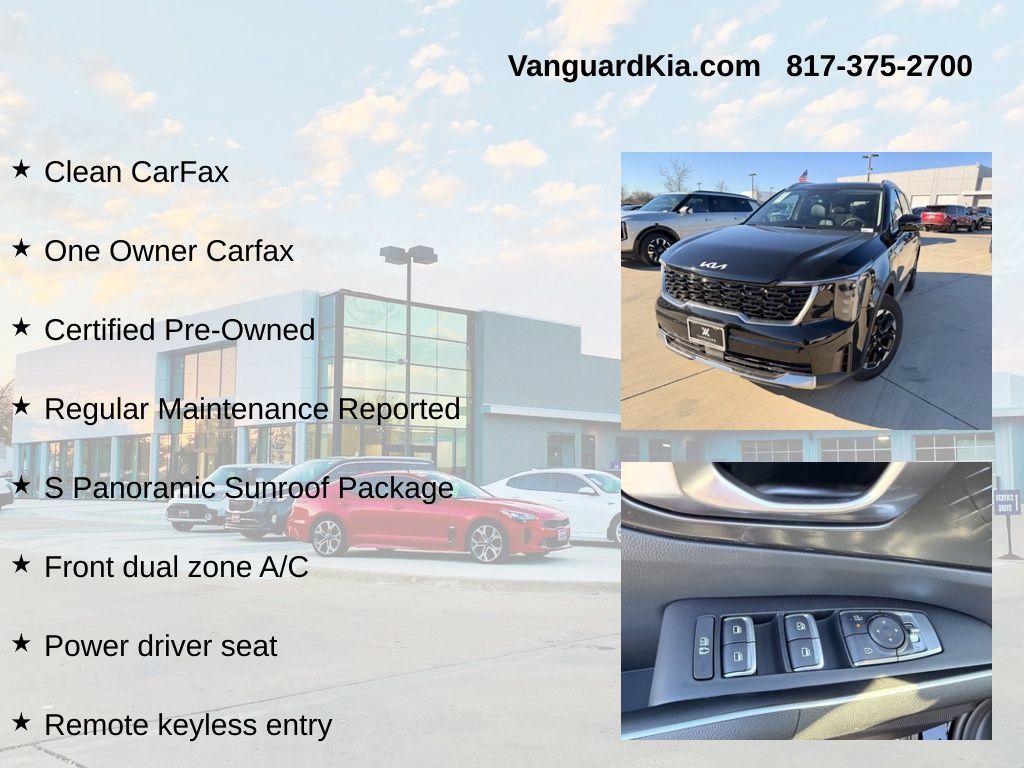 Certified 2026 Kia Sorento S w/ S Panoramic Sunroof Package FWD image 6
