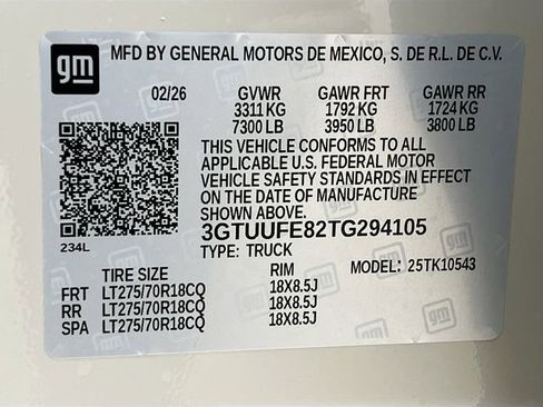 New 2026 GMC Sierra 1500 AT4X image 20