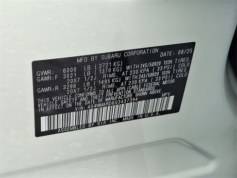 New 2025 Subaru Ascent Bronze Edition w/ Popular Package #2 image 21