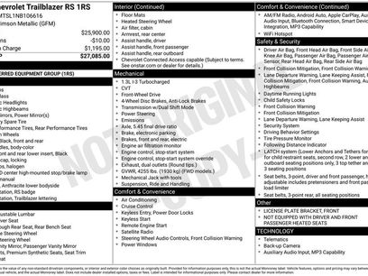 Used 2022 Chevrolet TrailBlazer RS