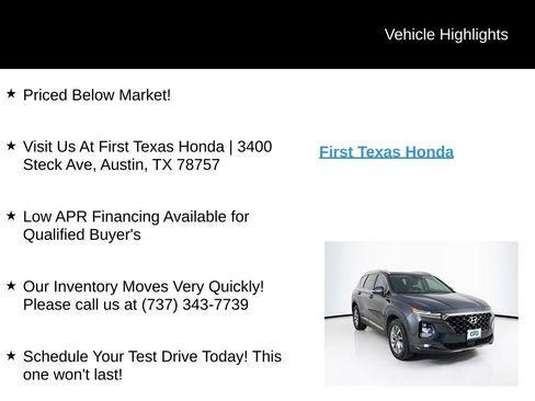 Used 2020 Hyundai Santa Fe Limited FWD image 9