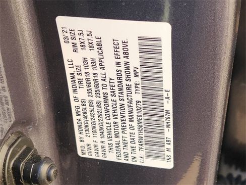 Certified 2021 Honda CR-V EX image 21