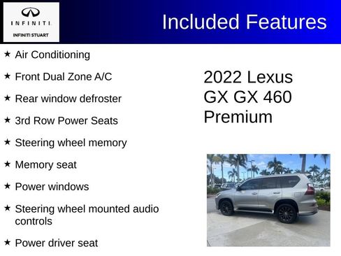 Used 2022 Lexus GX 460 Premium w/ Accessory Package AWD/4WD image 3