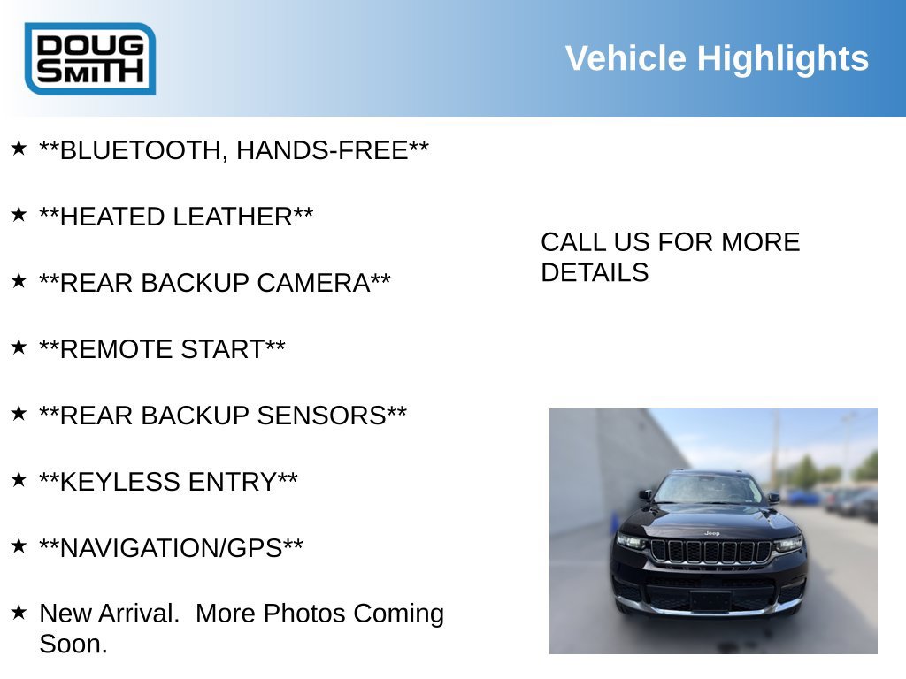 Used 2023 Jeep Grand Cherokee L Limited w/ Trailer Tow Group (B) AWD/4WD image 7