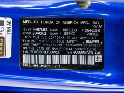 Used 2020 Acura NSX AWD/4WD image 52