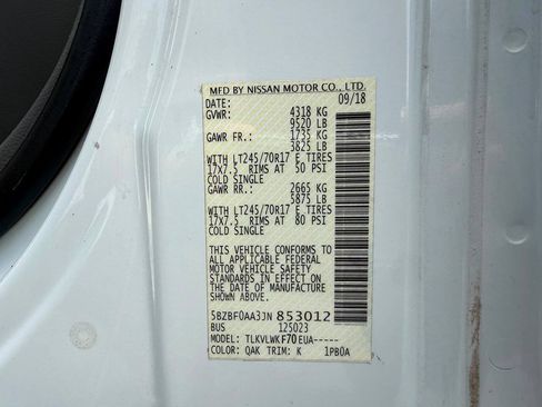Used 2018 Nissan NV 3500 S RWD image 31
