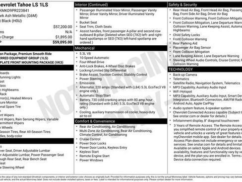 Used 2023 Chevrolet Tahoe LS AWD/4WD image 3