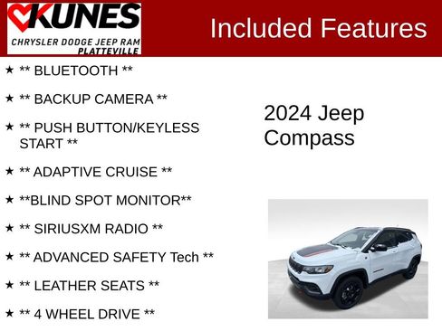 Used 2024 Jeep Compass Trailhawk image 2