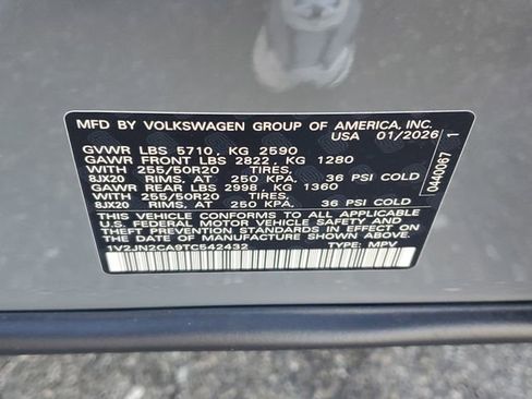 New 2026 Volkswagen Atlas SE image 31