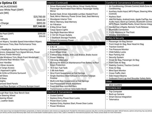 Used 2018 Kia Optima EX image 3