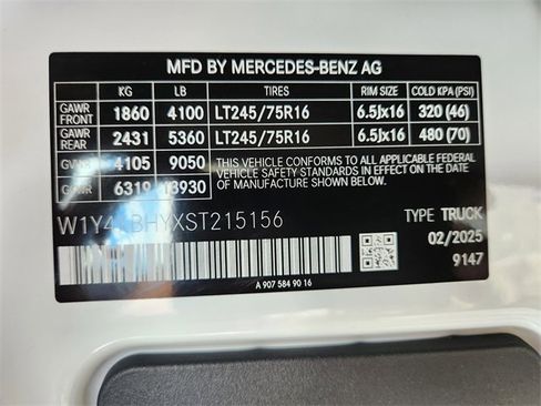 New 2025 Mercedes-Benz Sprinter 2500 image 25