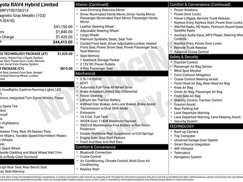 Used 2025 Toyota RAV4 Limited w/ Advanced Technology Package AWD/4WD image 6