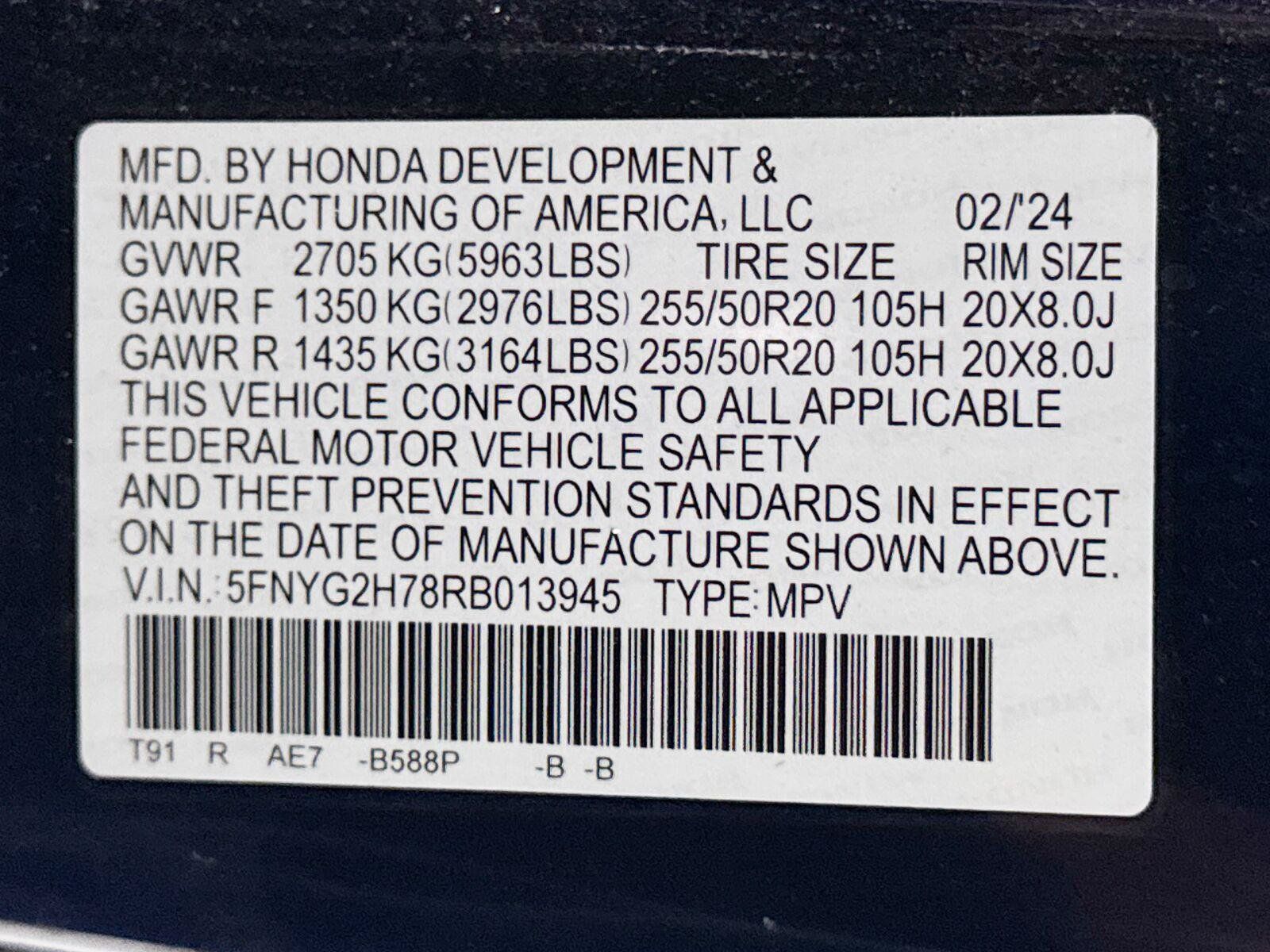 Used 2024 Honda Pilot Touring image 42