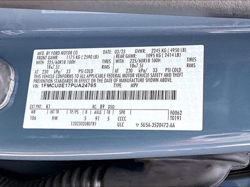 Certified 2023 Ford Escape SE image 35