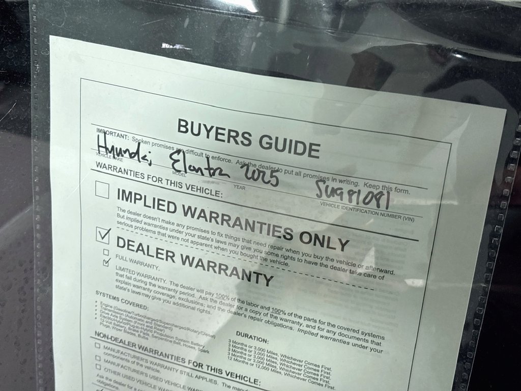 Used 2025 Hyundai Elantra SEL FWD image 25