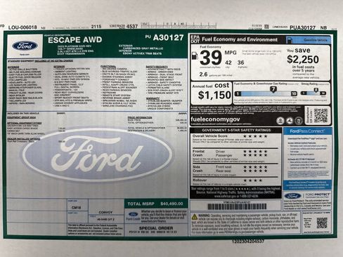Used 2023 Ford Escape Platinum AWD/4WD image 28
