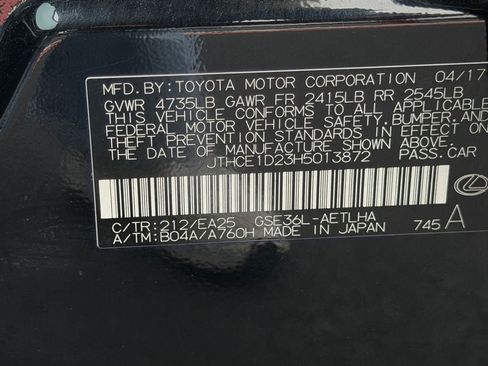 Used 2017 Lexus IS 350 F Sport w/ F Sport Package AWD/4WD image 36