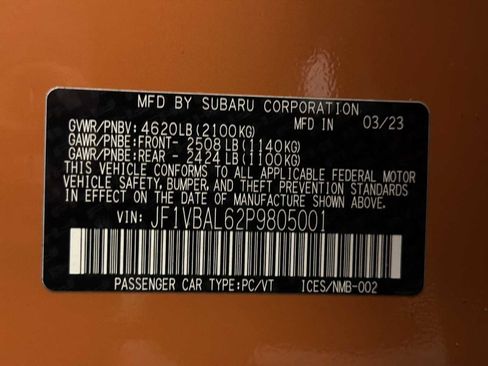 Used 2023 Subaru WRX Limited image 22