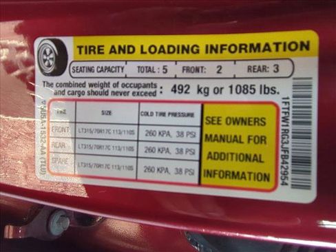 Used 2018 Ford F150 Raptor w/ Equipment Group 802A Luxury image 17