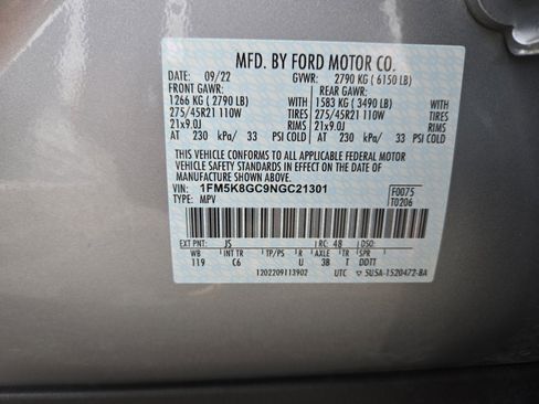 Used 2022 Ford Explorer ST w/ Equipment Group 401A image 27