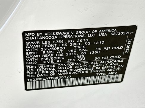 Used 2023 Volkswagen Atlas SE FWD image 33