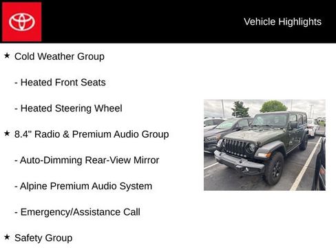 Used 2021 Jeep Wrangler Unlimited Sport AWD/4WD image 18