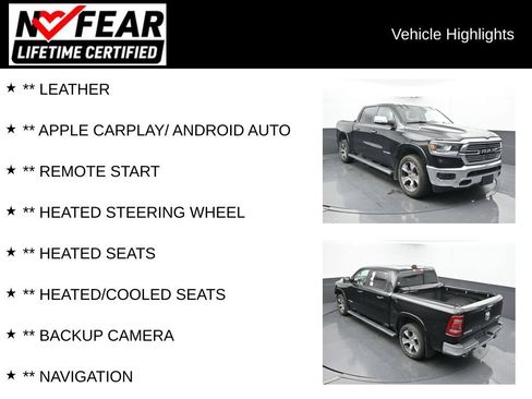 Used 2019 RAM 1500 Laramie AWD/4WD image 2
