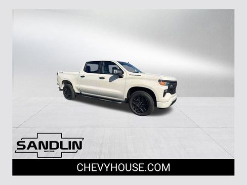 New 2026 Chevrolet Silverado 1500 Custom w/ Turbomax Blackout Package AWD/4WD image 1