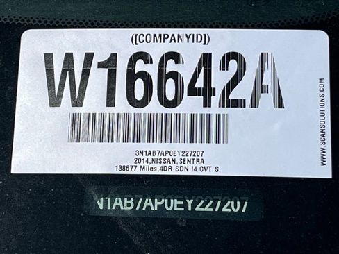 Used 2014 Nissan Sentra SV FWD image 2