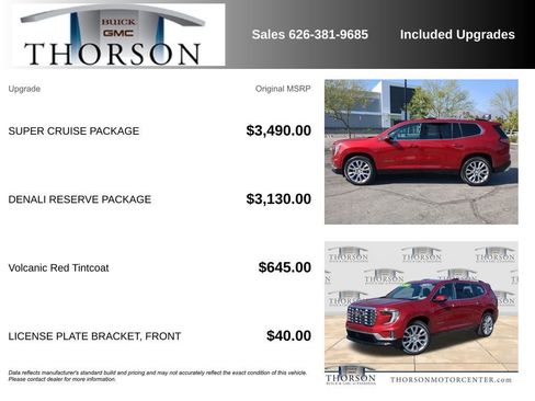Used 2024 GMC Acadia Denali w/ Super Cruise Package AWD/4WD image 6