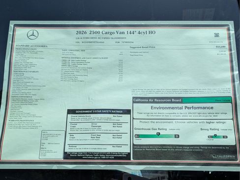 New 2026 Mercedes-Benz Sprinter 144 Cargo image 13