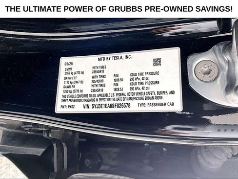 Used 2025 Tesla Model 3 Long Range RWD image 40
