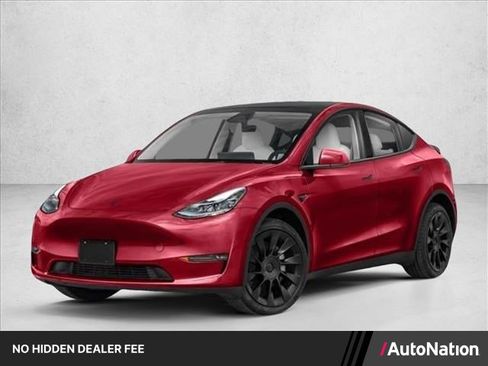 Used 2025 Tesla Model Y Long Range AWD/4WD image 1