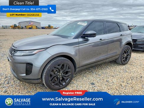 Used 2020 Land Rover Range Rover Evoque SE AWD/4WD image 1