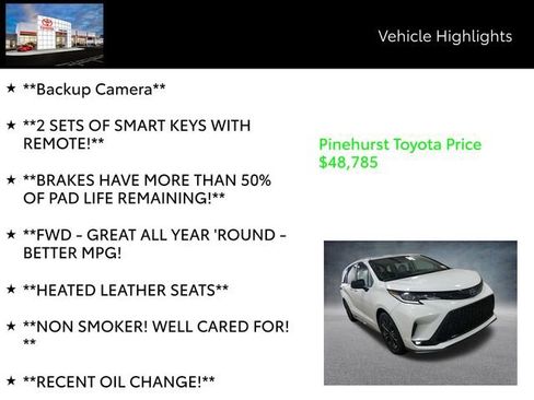 Used 2025 Toyota Sienna XSE image 19