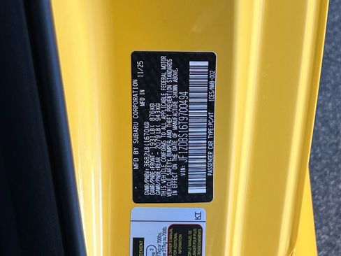 New 2026 Subaru BRZ Series.Yellow image 30