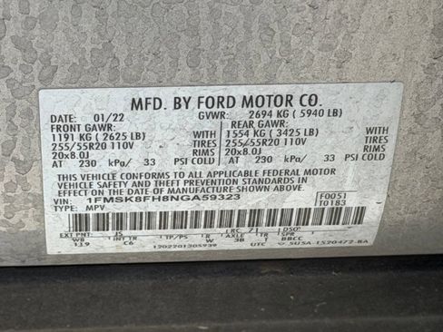 Used 2022 Ford Explorer Limited AWD/4WD image 36
