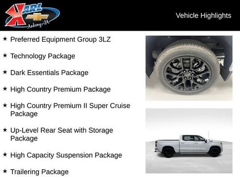 New 2026 Chevrolet Silverado 1500 High Country AWD/4WD image 3