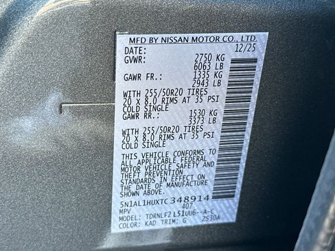 New 2026 INFINITI QX60 Autograph w/ Dark Cargo Package image 35