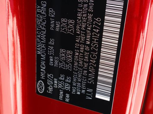 Certified 2025 Hyundai Santa Fe SEL image 21