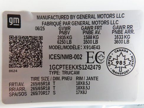 Used 2025 Chevrolet Colorado Trail Boss image 61