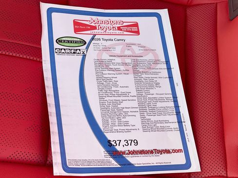 Used 2026 Toyota Camry XSE FWD image 3
