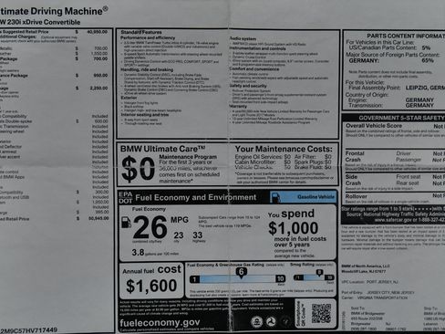 Used 2017 BMW 230i xDrive Convertible image 32