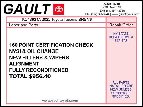 Certified 2022 Toyota Tacoma SR5 AWD/4WD image 2