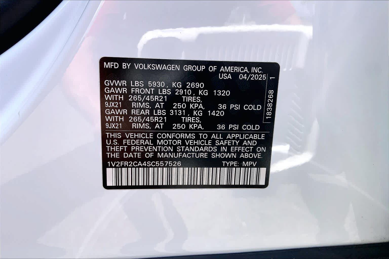 Used 2025 Volkswagen Atlas SEL Premium R-Line AWD/4WD image 20
