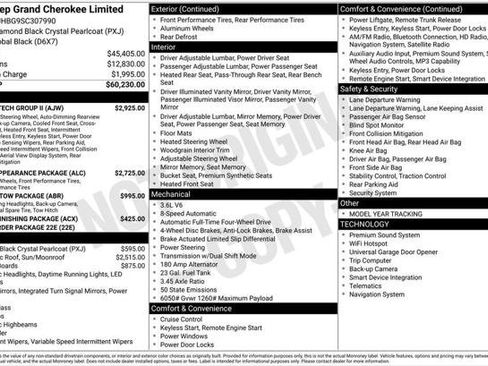 Certified 2025 Jeep Grand Cherokee Limited w/ Luxury Tech Group II AWD/4WD image 13