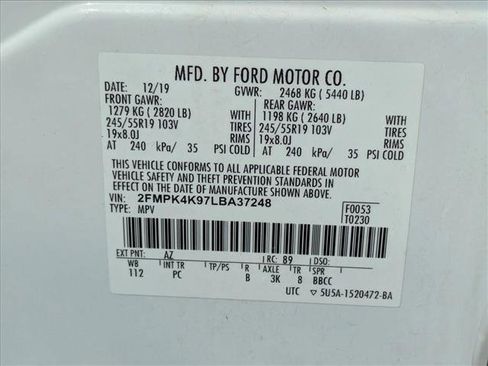 Used 2020 Ford Edge Titanium w/ Equipment Group 301A image 23